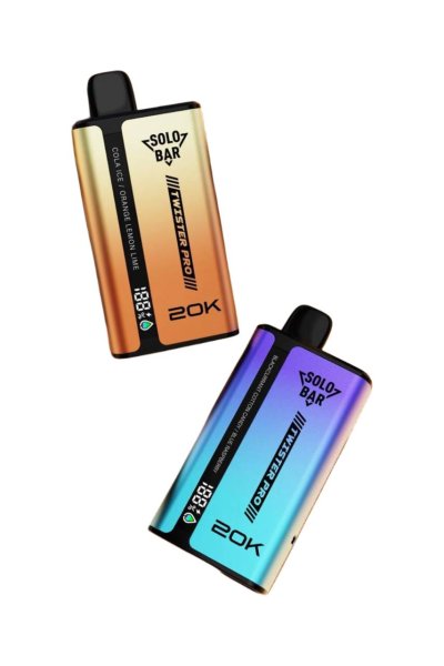 SoloBar 20K Puff Watermelon Bubblegum + Strawberry Bubblegum